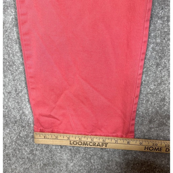 Nautica Flex Classic Fit‎ Straight Leg Chino Pants Mens Size 40x32 Coral Pink - Picture 12 of 13